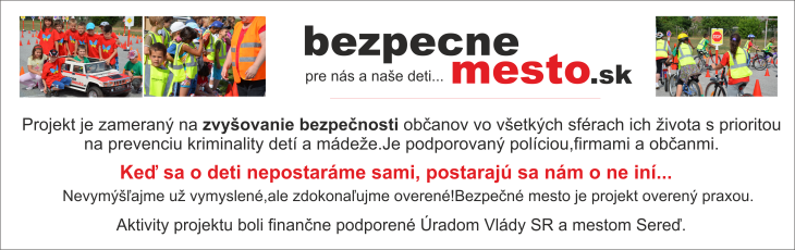 BEZPECNE MESTO úvod